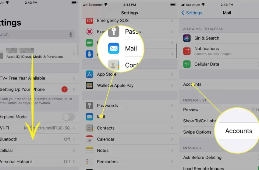  Delete Apple Mail account – this is how it works